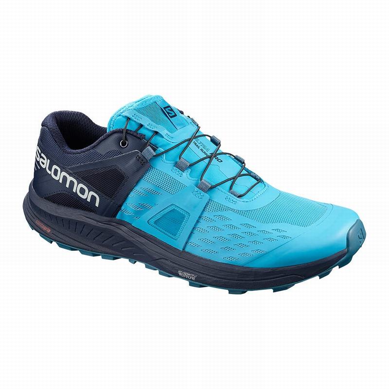 Salomon Israel ULTRA /PRO - Mens Trail Running Shoes - Blue (FEGV-38051)